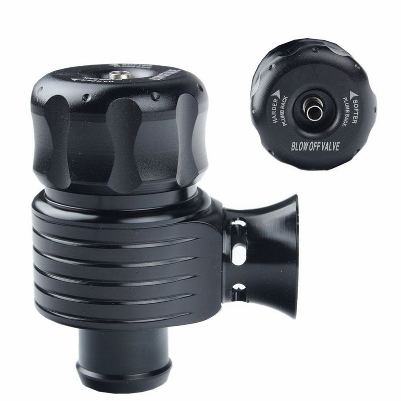 Dewhel Universal ADJUSTABLE TURBO DUMP BLOW OFF WASTEGATE VALVE BOV BLACK
