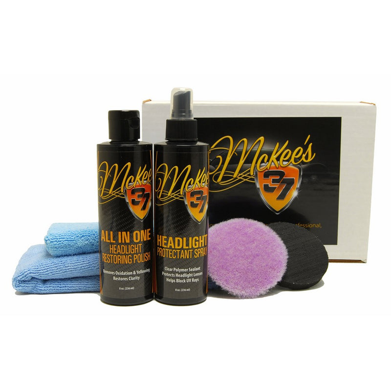 McKee's 37 MK37-1000 Total Headlight Restoration Kit, (6-Piece)