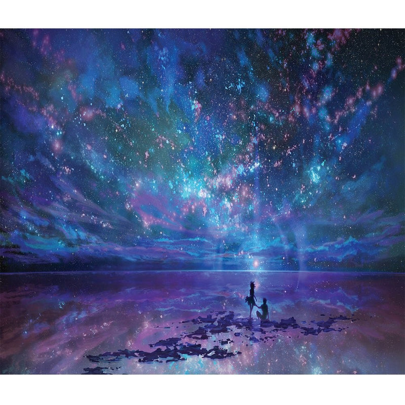 Mobicus 5D DIY Diamond Painting By Number KitsNight sky(16X12inch/40X30CM)