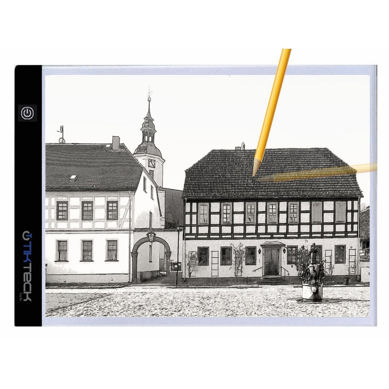 A4 Size Ultra-Thin Portable LED Light Box Tracer LED Artcraft Tracing Light Pad Light Box w 3 Level Brightness for Artists Drawing Sketching Animation and 5D DIY Diamond Painting