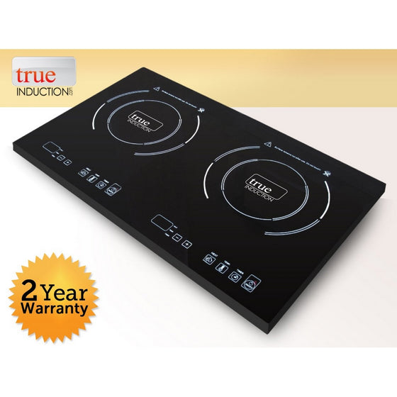 True Induction TI-2C Cooktop, Double Burner, Energy Efficient