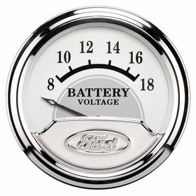 Auto Meter 880354 Ford Racing Series Electric Voltmeter Gauge