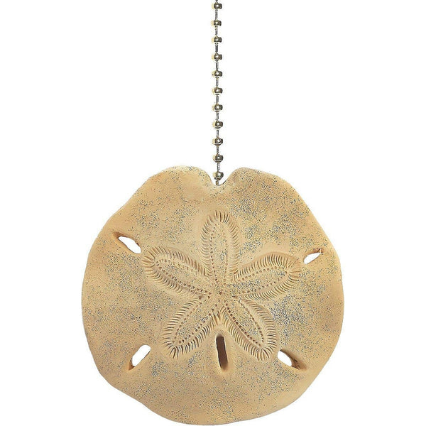 Beach sea shell SAND DOLLAR ceiling fan Pull light chain