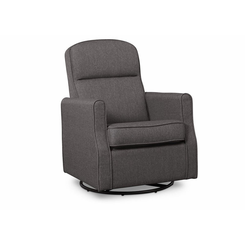 Delta Children Blair Nursery Glider Swivel Rocker Chair, Charcoal