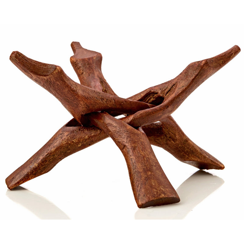 Alternative Imagination 6" Wooden Tripod Stand, Perfect for Abalone Shells, Crystal Balls and More Brand. (Stained)