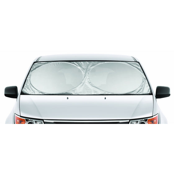 Coveted Shade Extra Jumbo Car Windshield Sunshade (70.9" x 39.4"), Fits Extra Large Windshields found in Minivans, Cars, Trucks