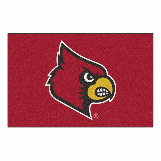Fanmats NCAA University of Louisville Cardinals Nylon Face Starter Rug