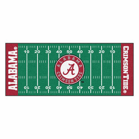 FANMATS NCAA University of Alabama Crimson Tide Nylon Face Football Field Runner