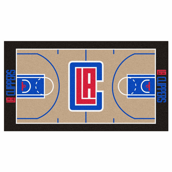 FANMATS NBA Los Angeles Clippers Nylon Face NBA Court Runner-Large