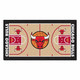Fanmats NBA Chicago Bulls Nylon Face NBA Court Runner-Small