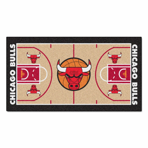 Fanmats NBA Chicago Bulls Nylon Face NBA Court Runner-Small