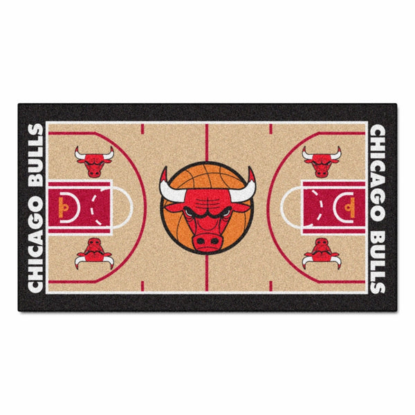 Fanmats NBA Chicago Bulls Nylon Face NBA Court Runner-Small