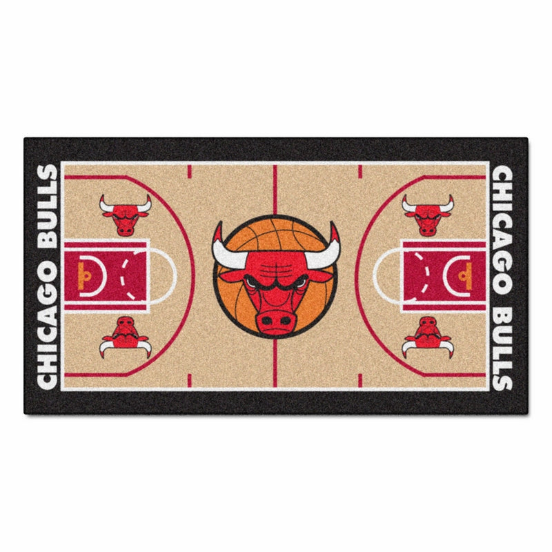 Fanmats NBA Chicago Bulls Nylon Face NBA Court Runner-Small