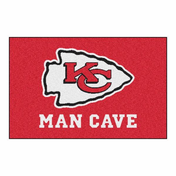 Fanmats 14321 NFL Kansas City Chiefs Nylon Universal Man Cave Starter Rug