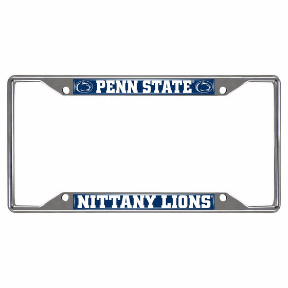 FANMATS NCAA Penn State Nittany Lions Chrome License Plate Frame