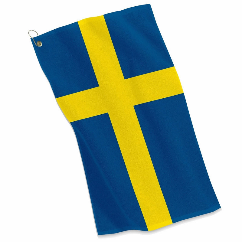 Golf / Sports Towel - Flag of Sweden - Swedish