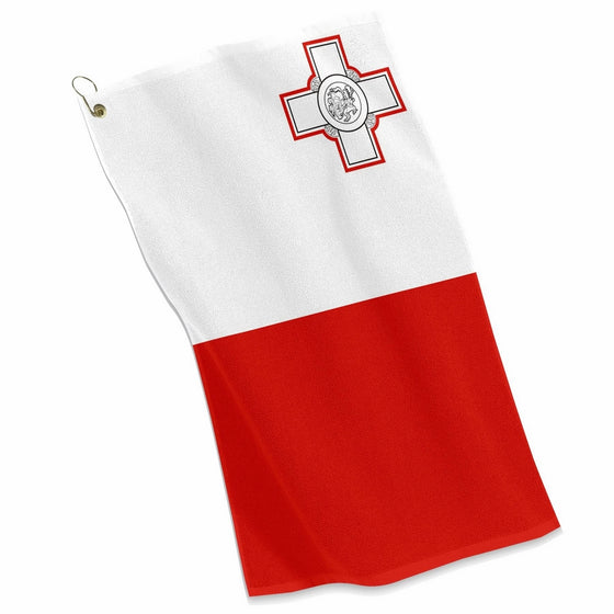 Golf / Sports Towel - Flag of Malta - Maltese