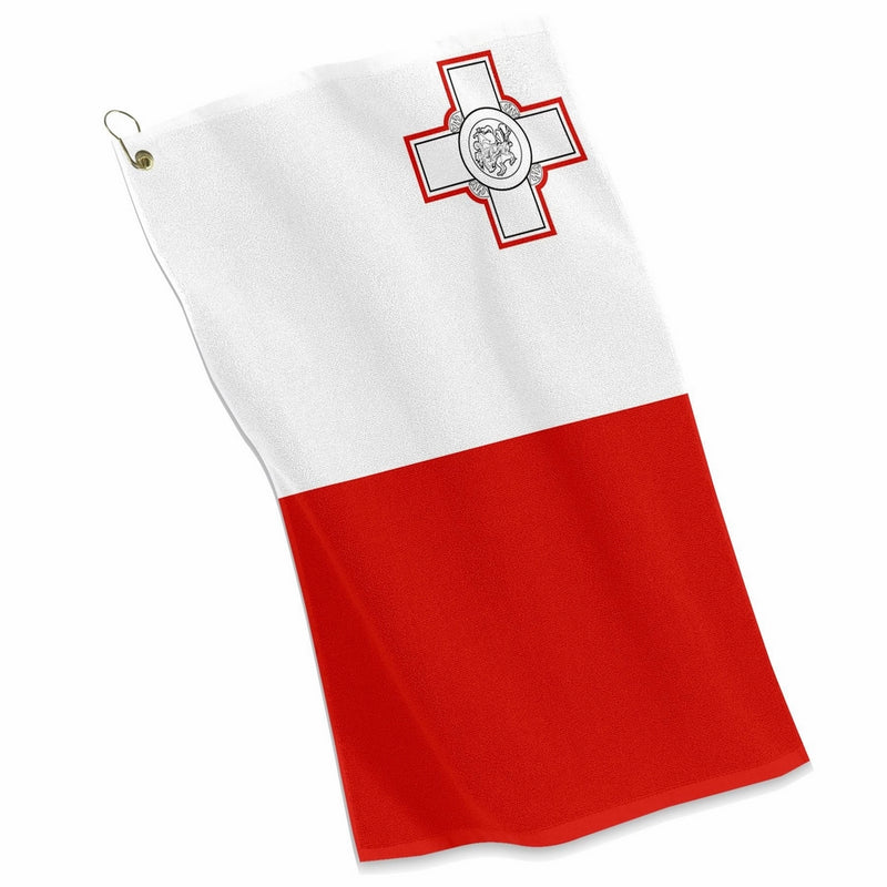 Golf / Sports Towel - Flag of Malta - Maltese