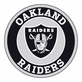 Fanmats 17970 NFL Oakland Raiders Roundel Mat