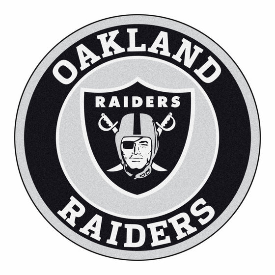 Fanmats 17970 NFL Oakland Raiders Roundel Mat