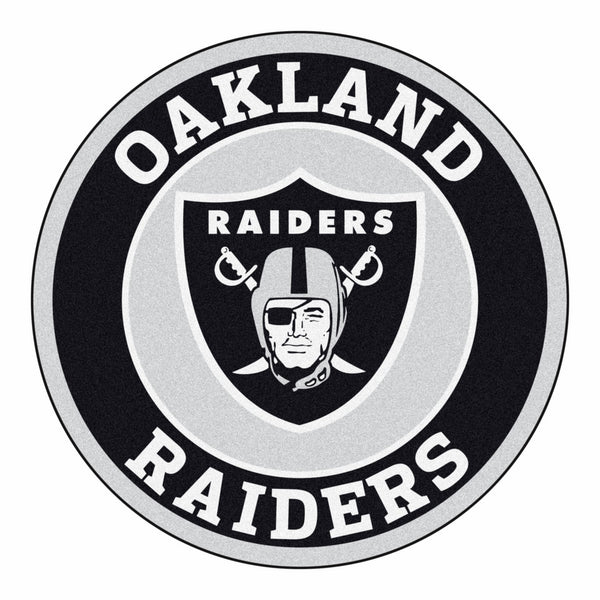 Fanmats 17970 NFL Oakland Raiders Roundel Mat