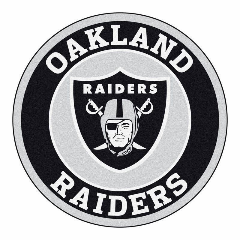 Fanmats 17970 NFL Oakland Raiders Roundel Mat