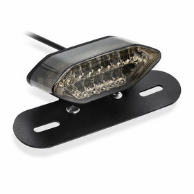 FEIFEIER 12V Smoke LED Motorcycle Turn Signal Brake License Plate Integrated Tail Light