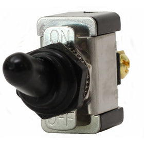 Fastronix SPST ON-OFF Heavy Duty 20 Amp AC/DC Toggle Switch with Weatherproof Neoprene Boot
