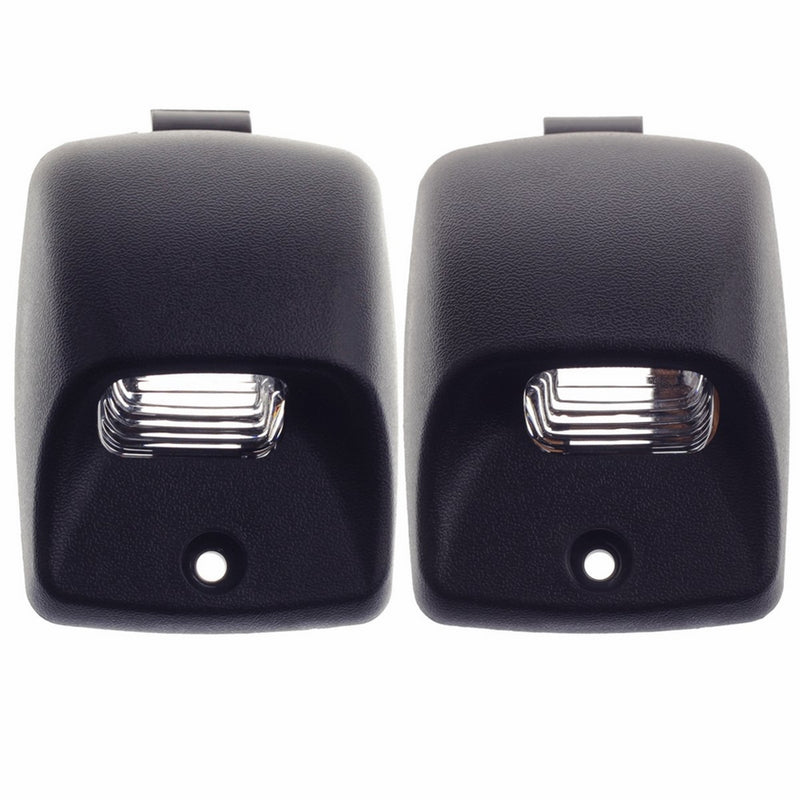 HERCOO License Plate Light Lamp Lens Aftermarket Replacement for 2005-2015 Toyota Tacoma 2002-2013 Tundra(Qty:2, RH&LH)