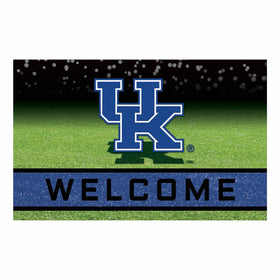 FANMATS 19981 Team Color Crumb Rubber University of Kentucky Door Mat, 1 Pack