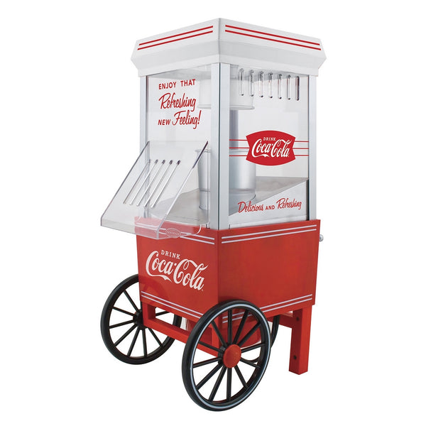 Nostalgia OFP501COKE Coca-Cola 12-Cup Hot Air Popcorn Maker