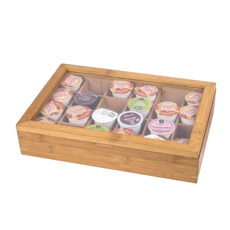 Creative Home 73461 Single Serve Drawer Coffee Pod Holder with Acrylic Lid