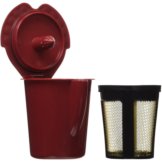 Solofill V1 GOLD CUP 24K Plated Refillable Filter Cup for Coffee Pod