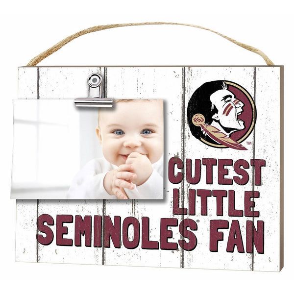 KH Sports Fan 10" x 8" Florida State Seminoles Clip It Weathered Baby Logo Collage Photo Frame