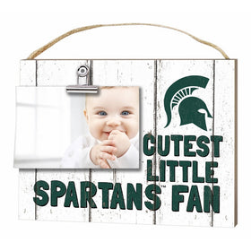 KH Sports Fan 10" x 8" Michigan State Spartans Clip It Weathered Baby Logo Collage Photo Frame