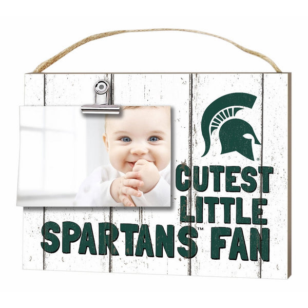 KH Sports Fan 10" x 8" Michigan State Spartans Clip It Weathered Baby Logo Collage Photo Frame