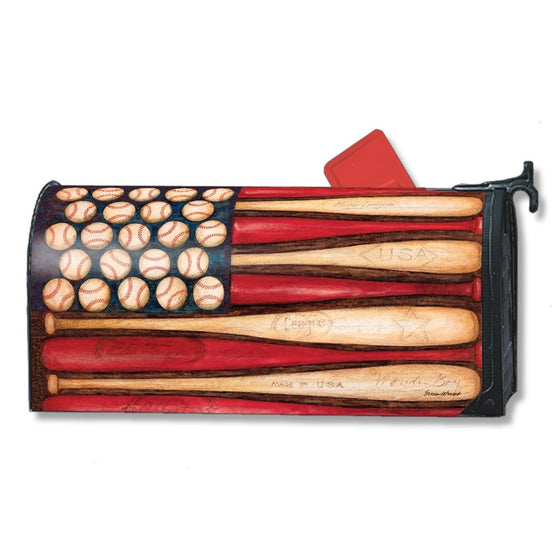 Studio M Fourth Of July Mailbox Cover Mail Wrap (Baseball Season)