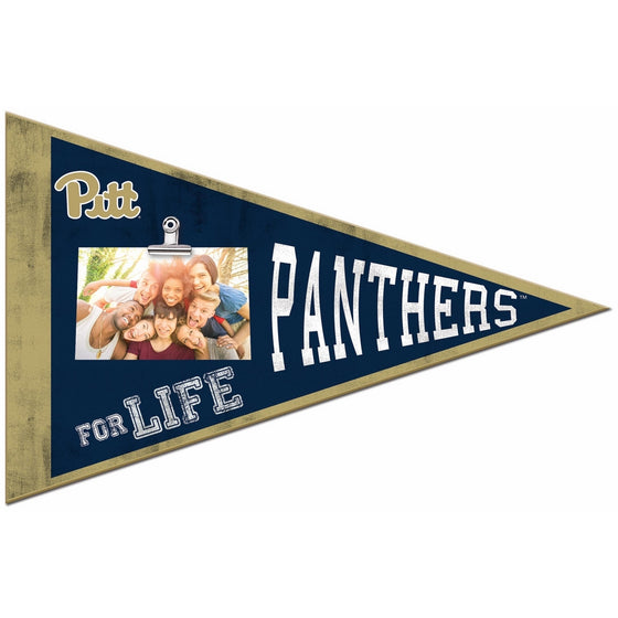 KH Sports Fan 18.5"x12" Pittsburgh Panthers Pennant Clip-It Photo Frame