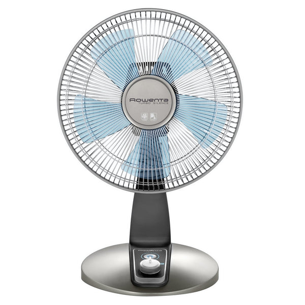 Rowenta VU2531 Turbo Silence Oscillating 12-Inch Table Fan Powerful and Quiet, 4-Speed, Bronze