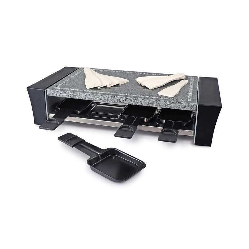 Swissmar KF-77088 Ticino 8- Person Raclette with Granite Stone Top, Black