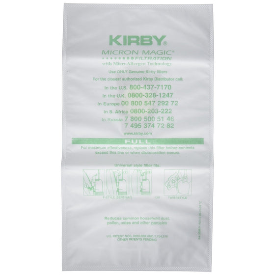 Kirby Allergen Reduction Filters, 204811 (6 pack)
