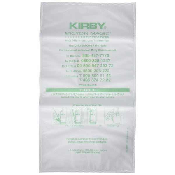 Kirby Allergen Reduction Filters, 204811 (6 pack)