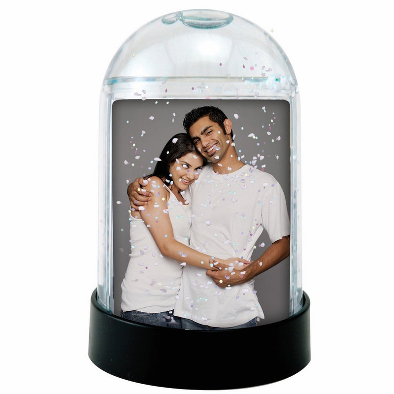 1.75" x 2.75" Clear Vertical Photo Snow Globe