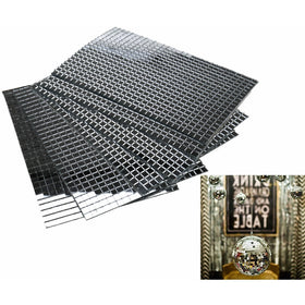 Self-Adhesive REAL Glass Craft Mini Square & Round Mirrors Mosaic Tiles 5 x 5mm