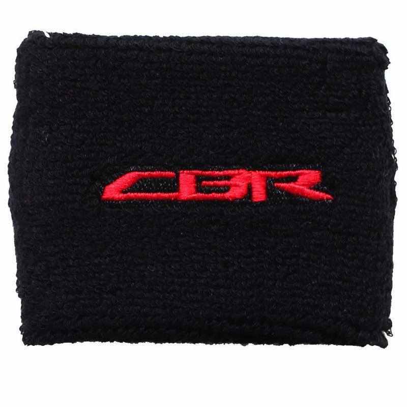 Honda CBR Black/Red Brake Reservoir Cover by MotoSocks Fits CBR, 600, 1000, 600RR, 1000RR