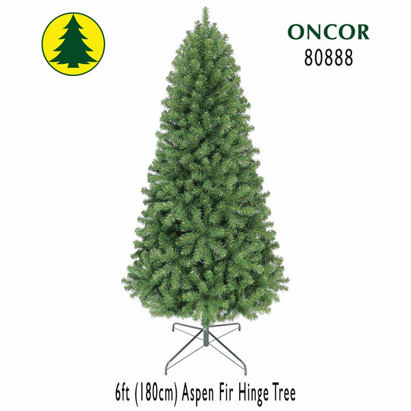 Oncor 6ft Eco-Friendly Aspen Fir Christmas Tree