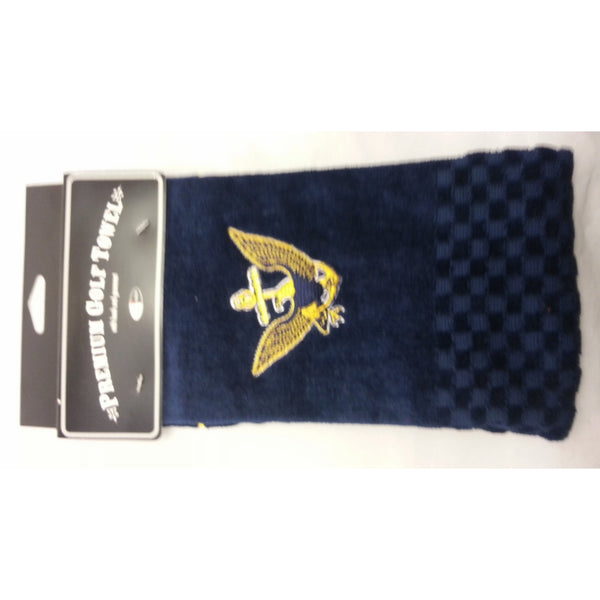 US Navy Embroidered Golf Towel