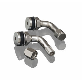 Show Chrome Accessories (5-802) 90 Degree Nickel Valve Stem