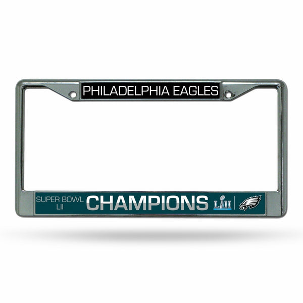 Rico NFL Philadelphia Eagles Standard Chrome License Plate Frame