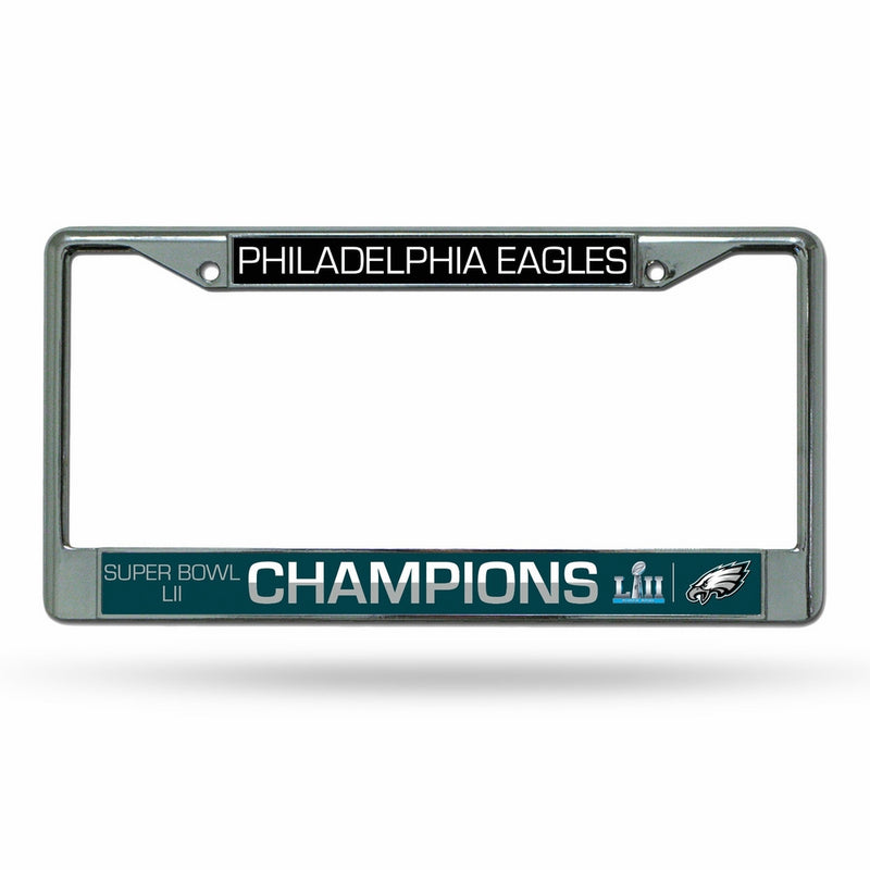 Rico NFL Philadelphia Eagles Standard Chrome License Plate Frame
